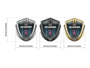 Scania Emblem Silicon Badge Modern Look High-End Style
